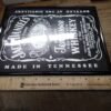 Vtg Framed Jack Daniels Old No.7 Brand Tennessee Whiskey Sign Picture 10" x 8"