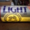 Vtg Pabst Cold Filtered Light Beer Can Illuminated Wall Hanging Bar Sign Works!