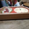 Vtg Stroh's Beer Clock Illuminated Wall Hanging Bar Sign 17" Parts Repair Lot!