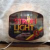Vtg Stroh Light Beer Lighted Hanging Lucite Wall Sign in Good Working Condition!