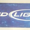 2000s Vintage Anheuser Busch Bud Light Budweiser 35x15 Metal Sign