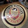 George Killian's Irish Red Premium Lager Beer Metal Oval Sign 24" x 18" Nice!
