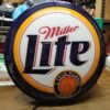 Vtg Miller Lite A True Pilsner Beer Wall Hanging Light Man Cave Bar 15" Working!