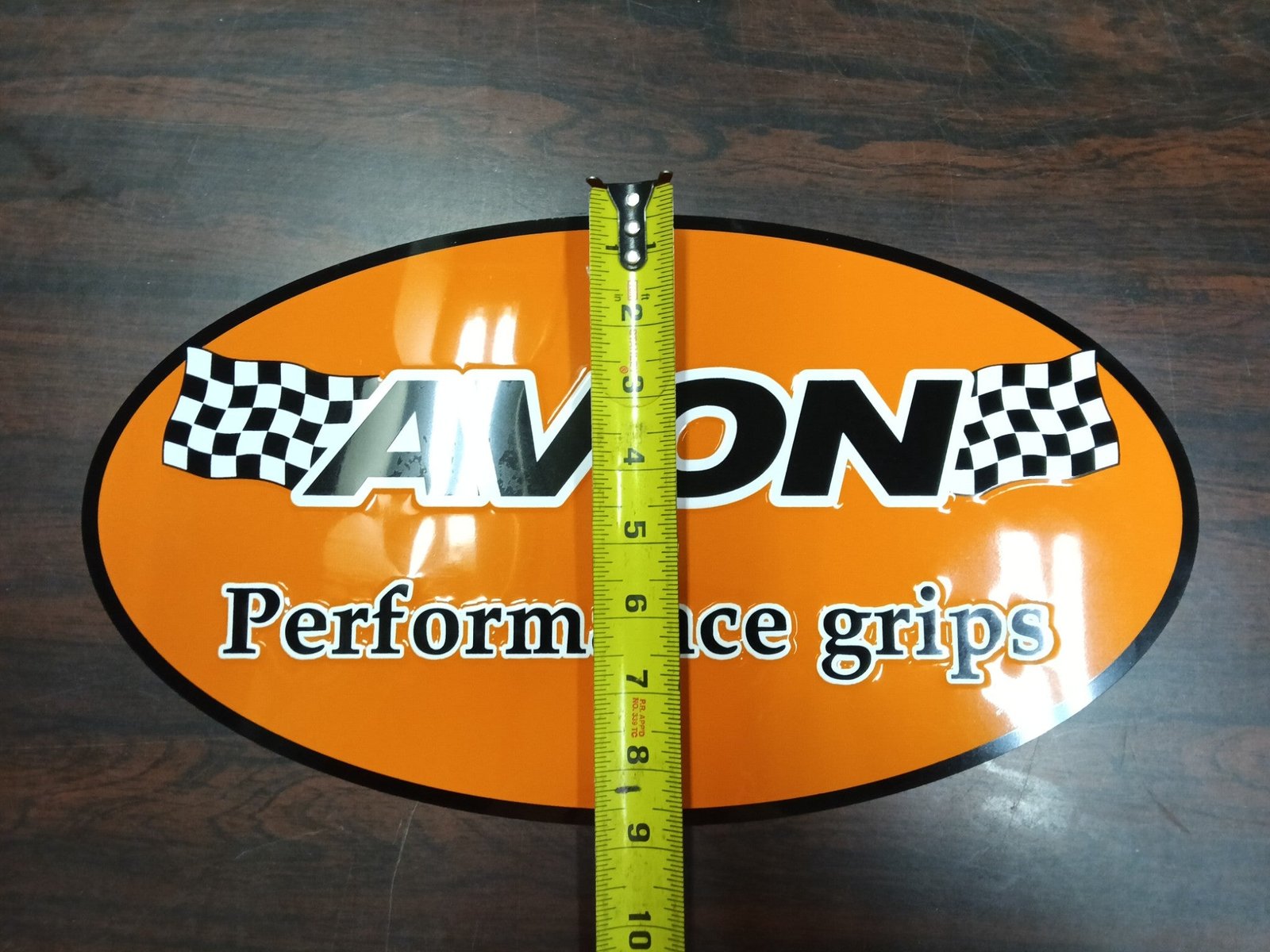 img20260203115736685.jpg NEW Avon Performance Grips Aluminum Sign Motorcycle Shop Garage Decor