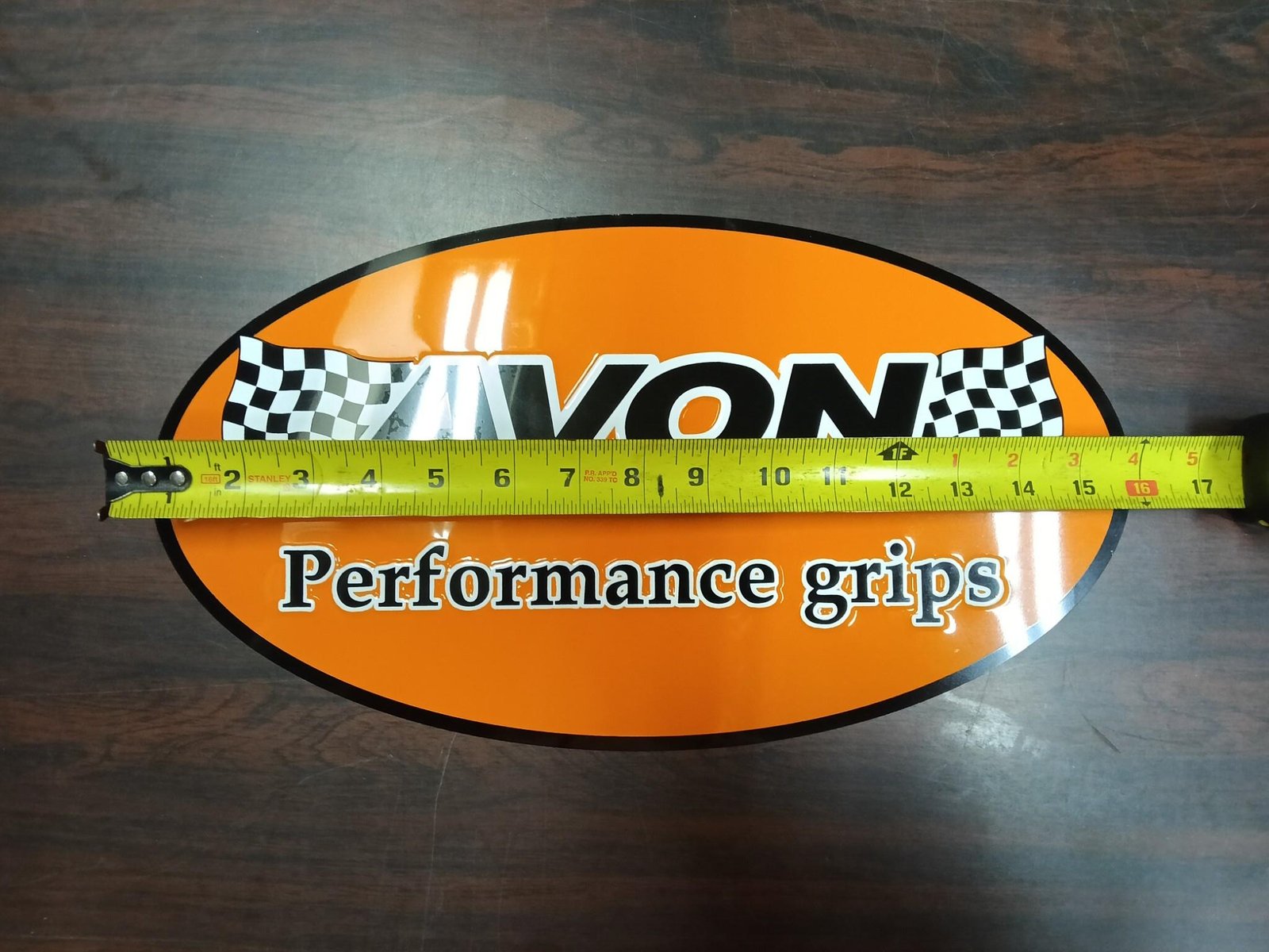 img20260203115751973.jpg NEW Avon Performance Grips Aluminum Sign Motorcycle Shop Garage Decor