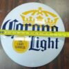 CORONA LIGHT BEER 16" Round Metal Dome Sign Wall Decor Man Cave