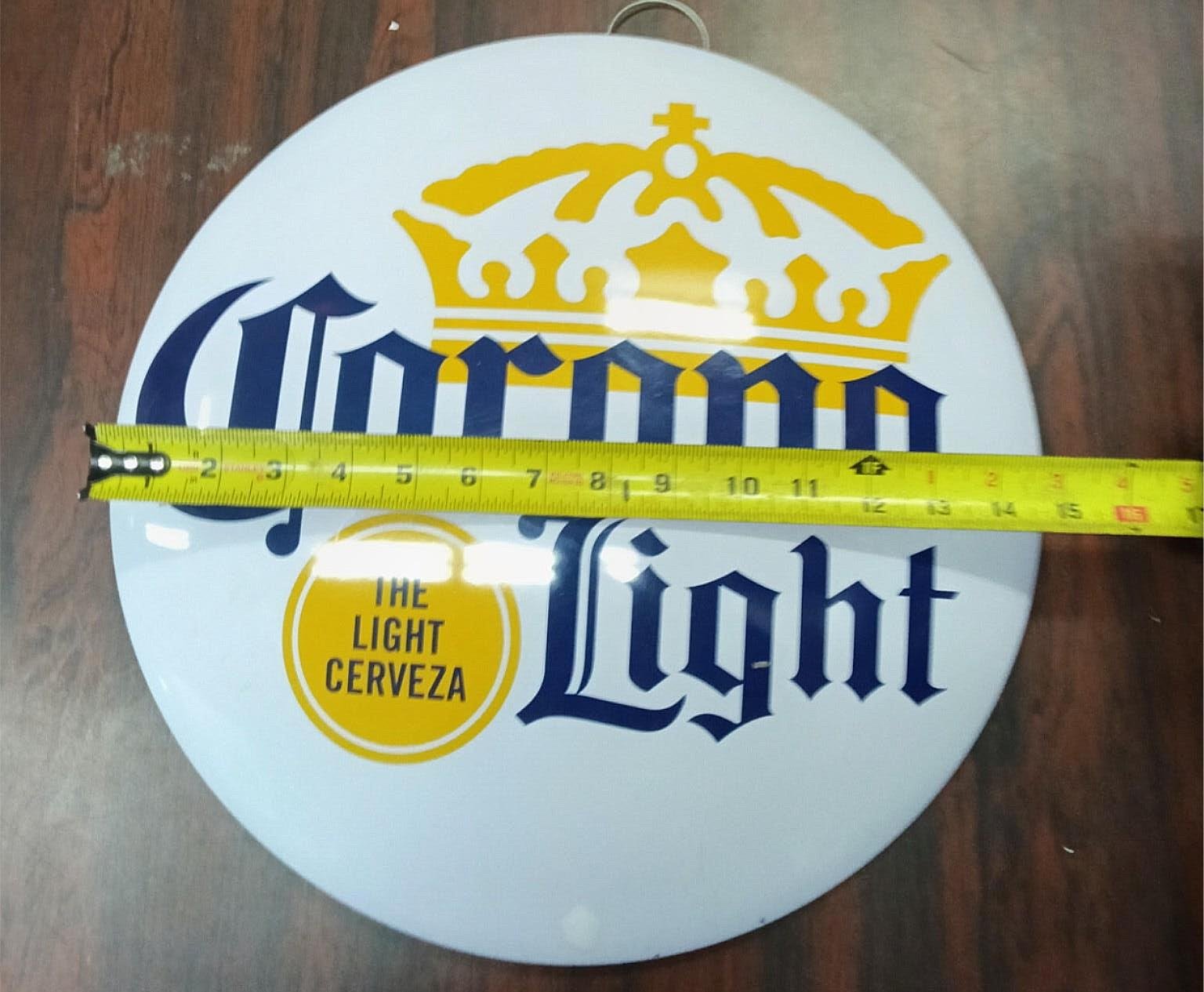 CORONA LIGHT BEER 16" Round Metal Dome Sign Wall Decor Man Cave