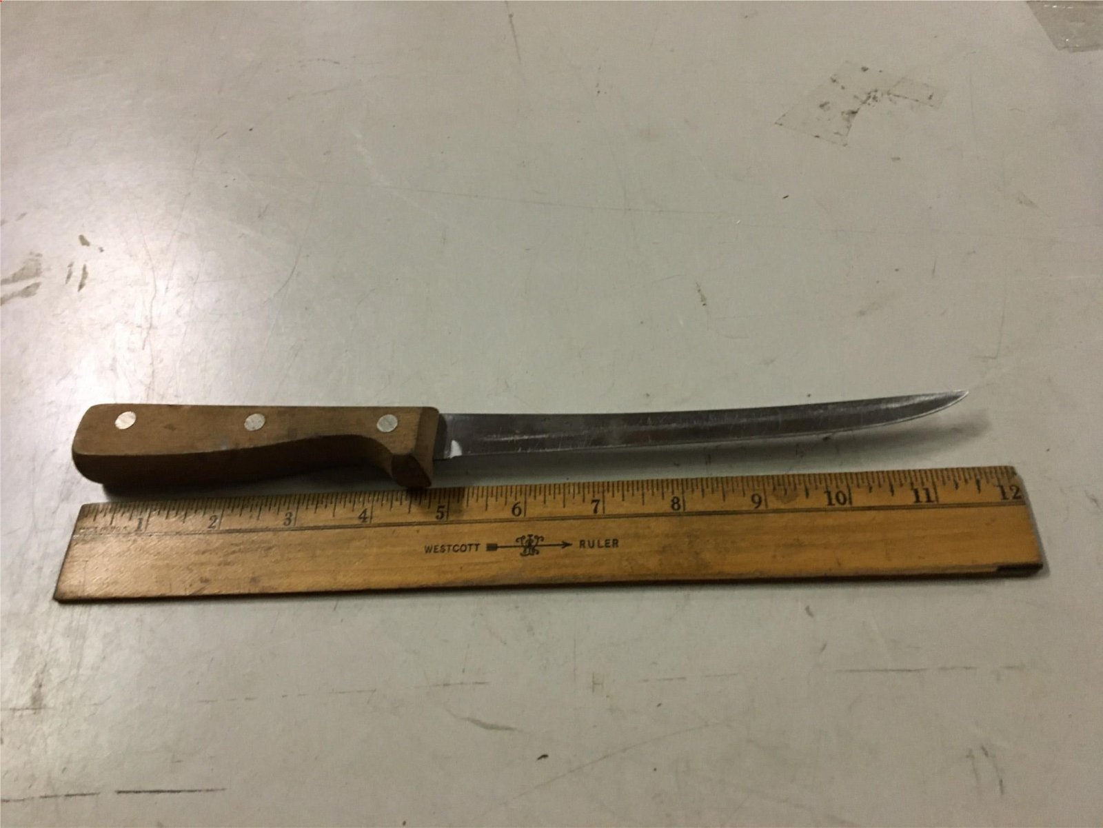 Echo Eterna fillet knife wooden handle fishing camping