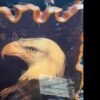 1 of 7 Bald Eagle Picture Wood Back 22x17 Harley Wildlife    was on the wall of