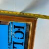 img2571.jpg Beer Mirror IC Iron City Light Menu Board Breweriana 28x18 Man Cave Adverisement