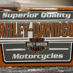img29231.jpg HARLEY DAVIDSON SUPERIOR SIGN ANDE ROONEY METAL MAN CAVE/GARAGE SIGN
