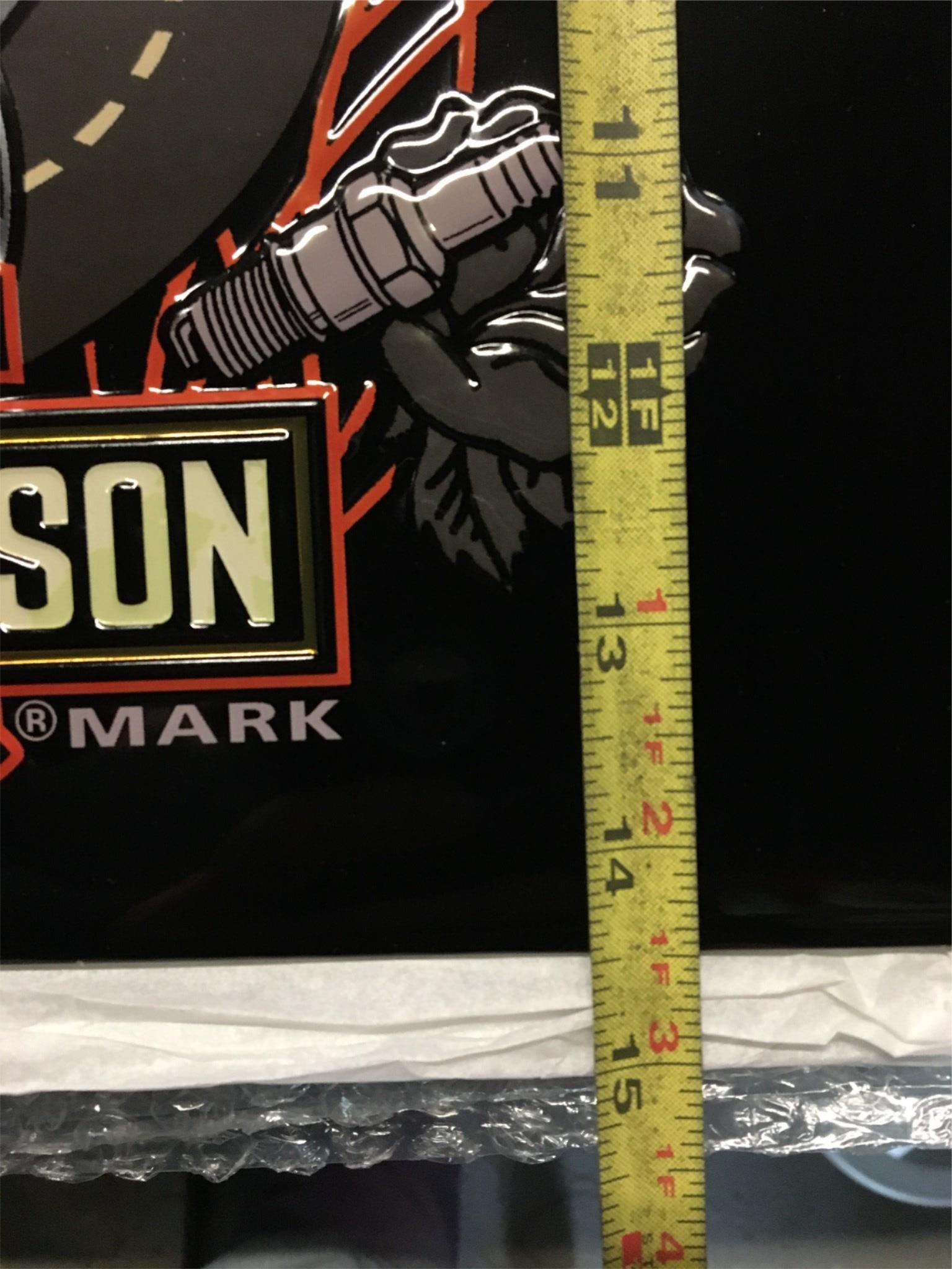 HARLEY DAVIDSON ANDE ROONEY RIDE BONE METAL SIGN MAN CAVE/GARAGE GREAT GIFT