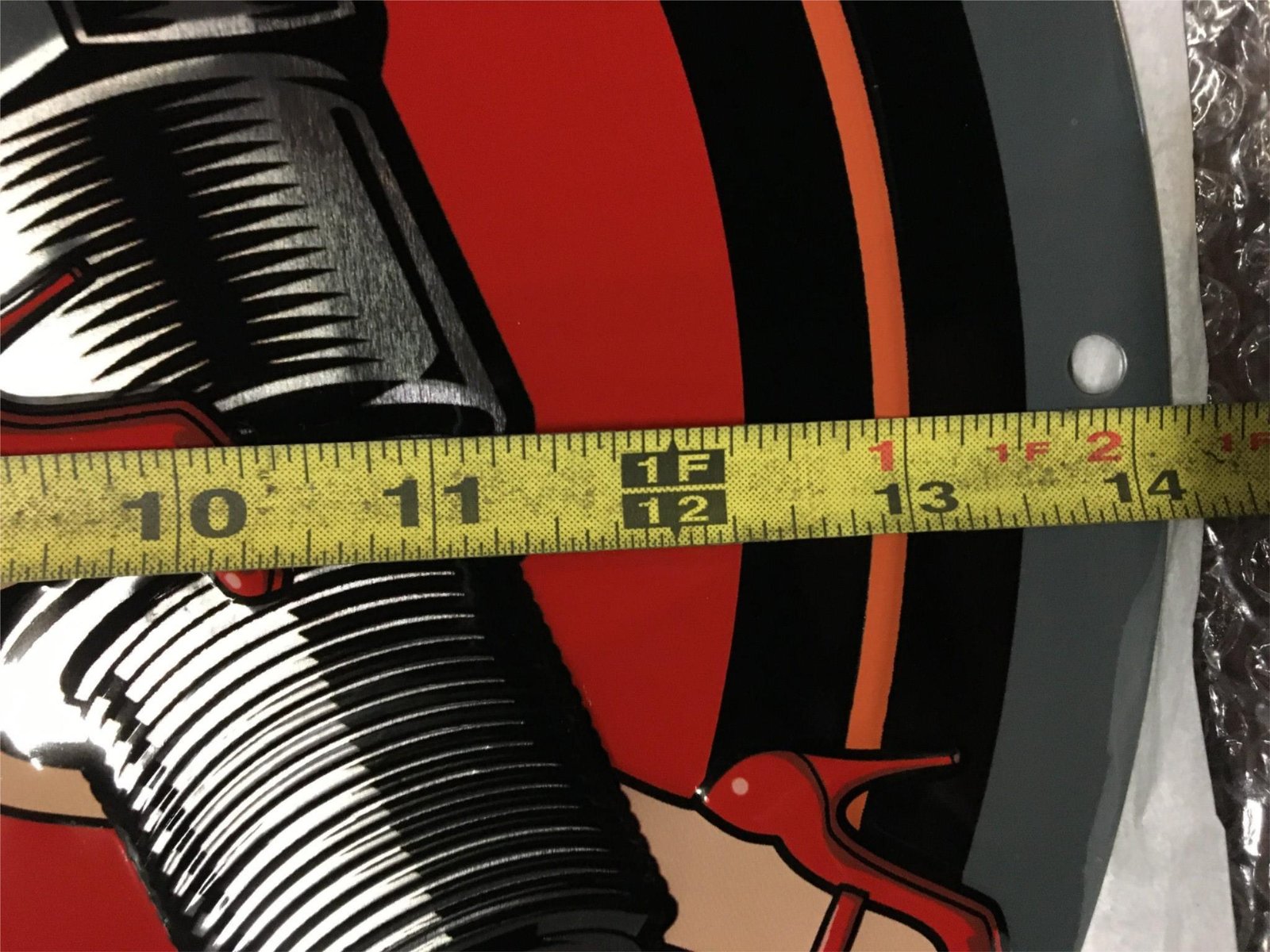 img29841.jpg HARLEY DAVIDSON ANDE ROONEY METAL SIGN SPARK PLUG BABE - MAN CAVE GARAGE