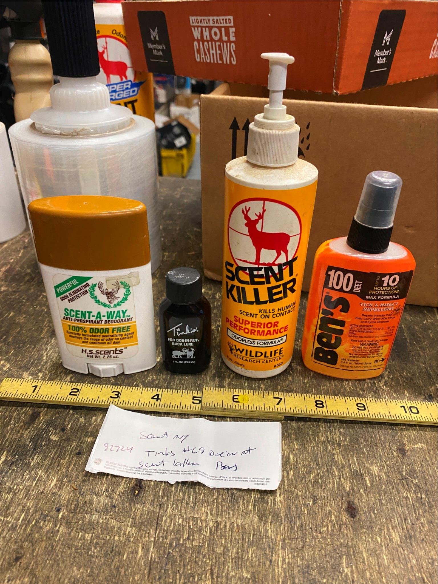 img2999_54a133db-480f-4b9e-abdd-b246e56e800d.jpg Scent Killer Away Bens Deer urine Hunting sporting goods archery hunter LOT