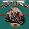 HARLEY DAVIDSON ANDE ROONEY METAL SIGN FOR YOUR MAN CAVE - LEGENDARY BABE
