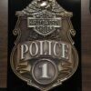 METAL SIGN FOR YOUR MAN CAVE - POLICE BADGE HARLEY DAVIDSON ANDE ROONEY