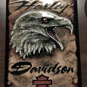 HARLEY DAVIDSON ANDE ROONEY METAL SIGN FOR YOUR MAN CAVE - EAGLE CARD