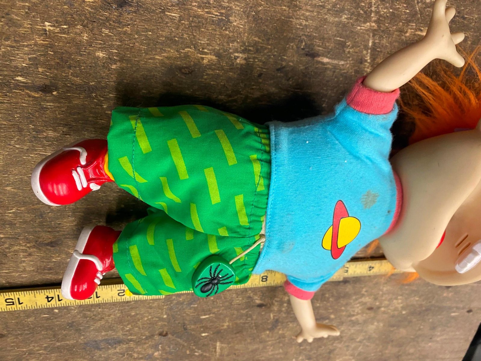 img3052_d75a42a4-e196-4133-a101-dacd8e283480.jpg Nickelodeon Rugrats Chuckie Finster Scared Scream and Shake Doll 1997 Mattel