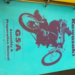 1971 Kawasaki G5a 100cc Set up manual Factory Dealer Book Vintage Service Owners