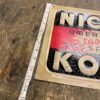 Vtg 1920's Nichol Kola Soda Advertising Tin Sign Antique 5 Cent Americas taste s