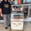 1950's Double KK Nut Display Peanut Vending Machine Store Display Sign Vtg Antiq