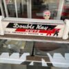 1950's Double KK Nut Display Peanut Vending Machine Store Display Sign Vtg Antiq