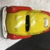 Vintage AHI Tin Toy Yellow cab Taxi Safety First Japanese 50s friction Rare tin