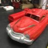 Vintage Red Andy Gard Fire Chief Car Battery Powered Remote Control Toy Vehicle