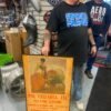 Vtg Bull Fighting Advertising Sign Poster Puerto vALLARTA Enrique Garza Event