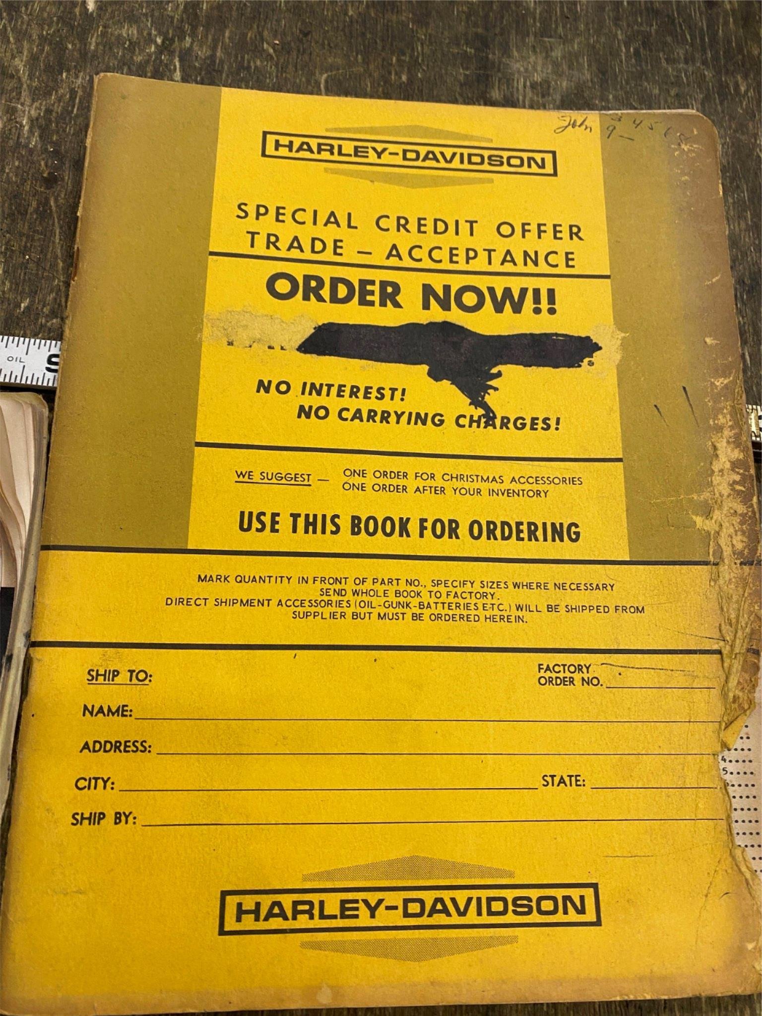 HARLEY RETAIL PRICE LIST 1970 PARTS ACC BOOK CATALOGUE VTG FLH GLIDE SHOVELHEAD!