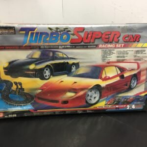 Vtg Magnetic slot car racing Battery operated turbo super car complete unopened
