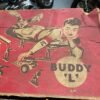 img5139.jpg Vtg Lot Buddy L Toy Set Trucks Cannon Military Searchlight Tin Box Army Troop Ca