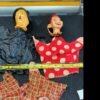 img5213_658844dc-e8b8-4a38-a18a-63b9faefb56b.jpg Lot 2 Hand puppets Wizard of OZ Scarecrow Howdy Doody Vintage Movie TV Character