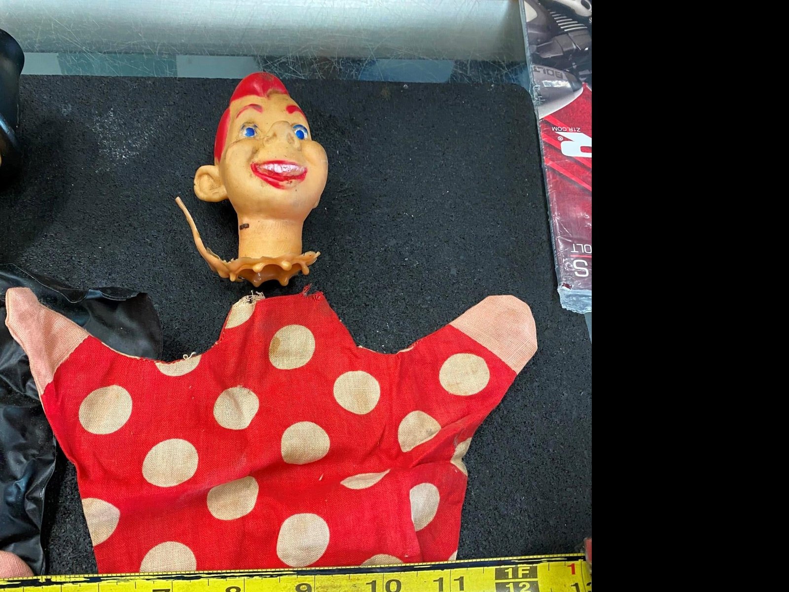 img5215_7aa03339-ee29-429a-af98-c4054749face.jpg Lot 2 Hand puppets Wizard of OZ Scarecrow Howdy Doody Vintage Movie TV Character