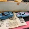 img5234_f7a7abba-9cc2-40b6-9647-074408045101.jpg Hi Flyer Jump Speedway Slot Car Set Marx 60's Corvette T-Bird Box HO Toy Vintage