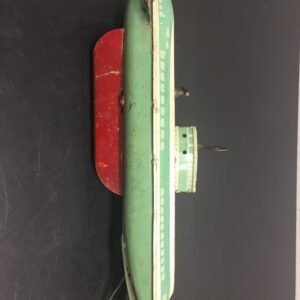 img5241.jpg vintage 1940s tin litho wind up wolverine toy submarine Marx Wyndotte Structo