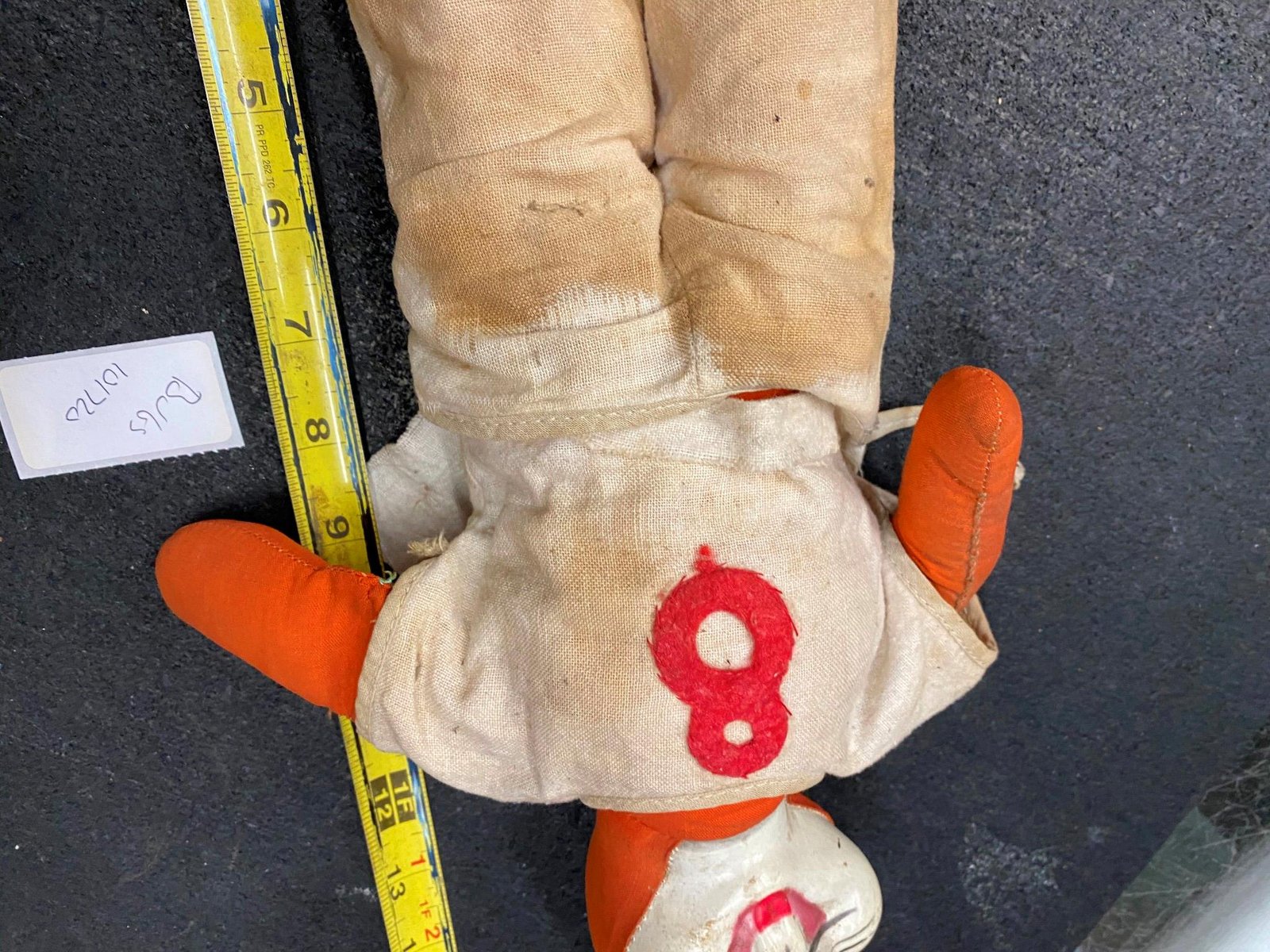 img5254_90c8d3aa-6afa-4773-acf1-b3a0878d385c.jpg Palooka Pitch Bugs Bunny Friz Feleng "Baseball Bugs" Doll Vintage Cartoon Looney