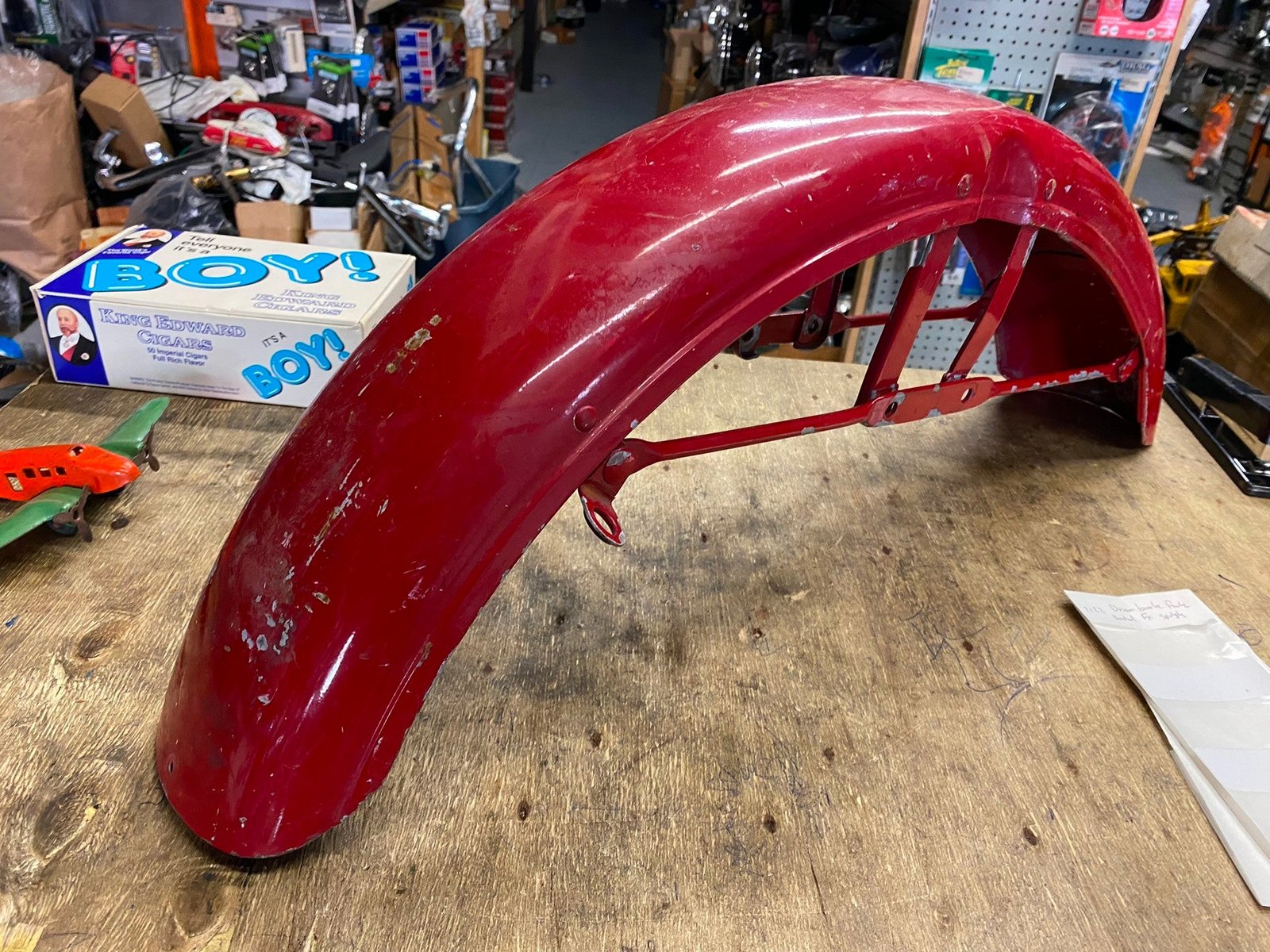 Drum Brake Front Fender Harley XLCH Sportster FX Boatail Shovelhead Full OEM VTG