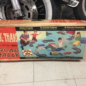 Vintage Trik-Trak cross country road rally set box original 12 piece 50th editio