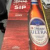 img6672_a9fb4a35-085d-4f4a-9724-4f316385308c.jpg Michelob Ultra Beer Sign Texas Road House 36x18 Advertising Corrugated Man Cave!