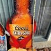Vtg Coors Extra Gold Tin Beer Sign advertising 58" Man Cave Tavern BAr room brew