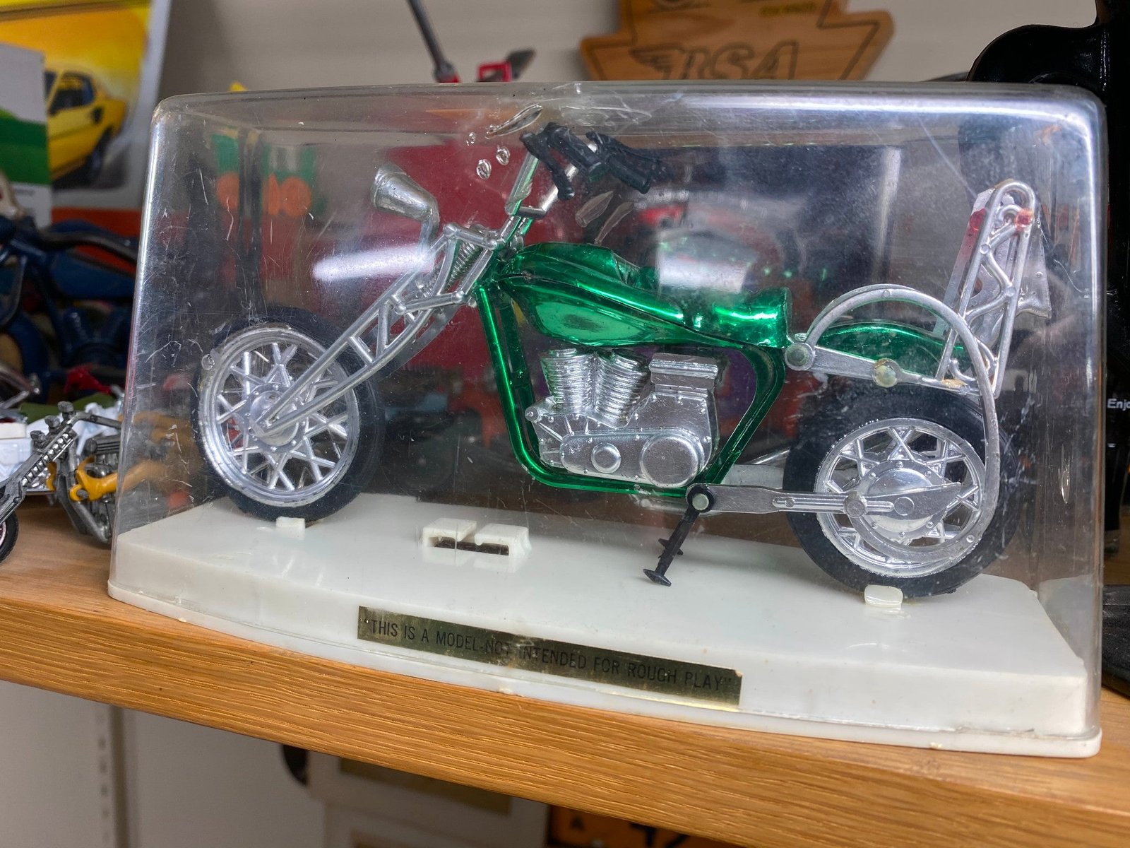 Vintage 1970s' Chopper Motorcycle Harley Case Zee Toys Ezee Riders Old Skool!!