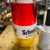 Vtg Schmidts Full Taste Beer Light Sign Hanging Man Cave Tavern Advertising Brew