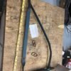 Vtg Hanger Flange Gas Oil Sign Holder Double Side Wall Mount Iron Metal Man Cave
