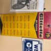 Vtg Gillette Razor Blade shaving Advertising Sign Display General Store 1930's !