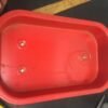 Vintage Little * Red * Racer Wagon red home décor table art small chrome handle