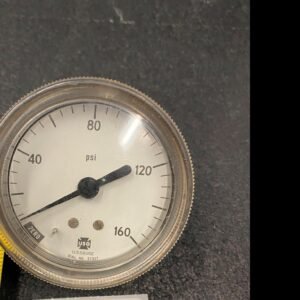 USG US 160lb Pressure gauge equipment tools shop Steam Punk 4"