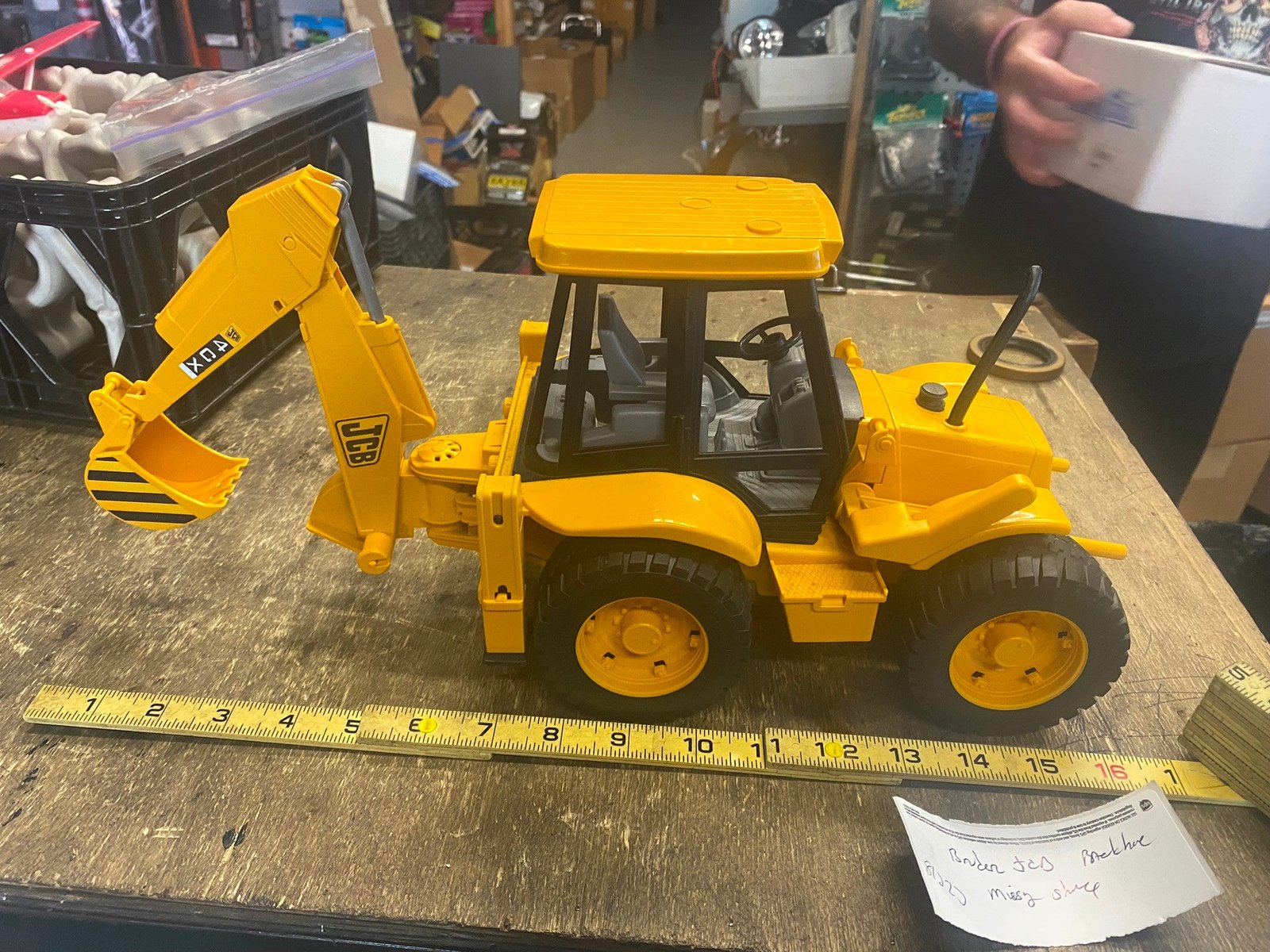 img8424_9c9cb4fe-ac96-4f57-a7ce-e5fedaacc565.jpg Brudor Backhoe Escavator Heavy Equipment Toy Germany Furth High lift