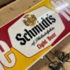 Vtg1980s Made In USA Schmidt's Light Beer Take Home Advertising Sign Lighted