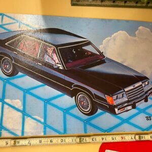1983 Ford Ltd Vtg Advertising Sign Dealer Galaxie Torino 21x13 Gas OIl Collector